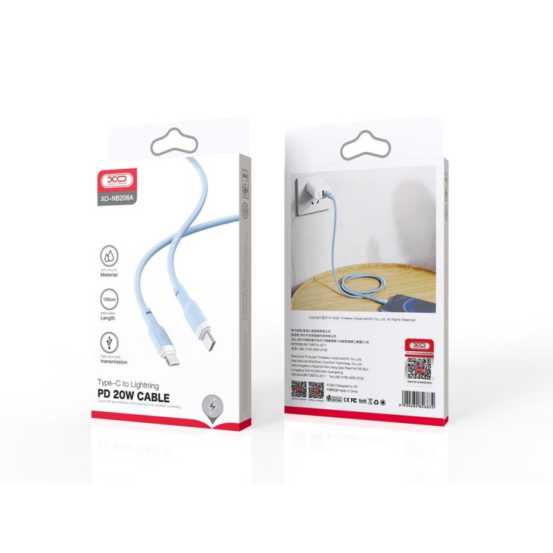 Universal PD USB-C - Lightning 1,0m 20W Zils