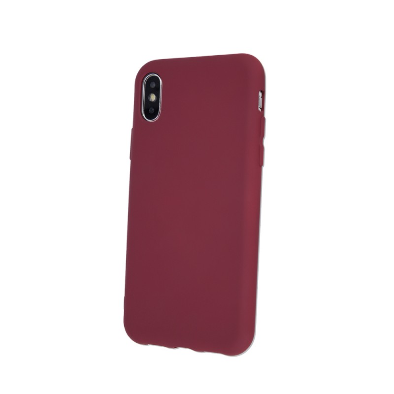 Viedtālruņa aizmugurējais vāciņš Apple iPhone 11 Silicon Burgundy