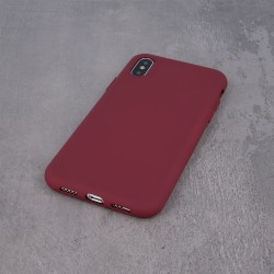 Viedtālruņa aizmugurējais vāciņš Apple iPhone 11 Silicon Burgundy