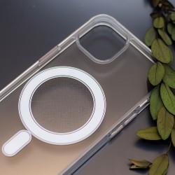 Viedtālruņa aizmugurējais vāciņš Apple iPhone 14 Pro Max Anti Shock 1.5mm MagSafe Transparent