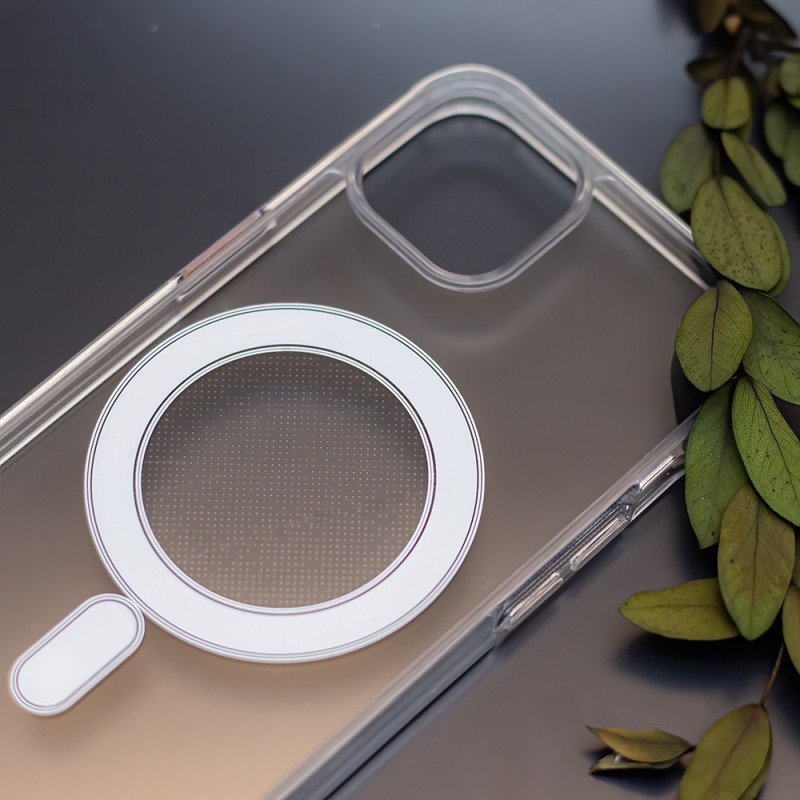 Viedtālruņa aizmugurējais vāciņš Apple iPhone 14 Pro Max Anti Shock 1.5mm MagSafe Transparent
