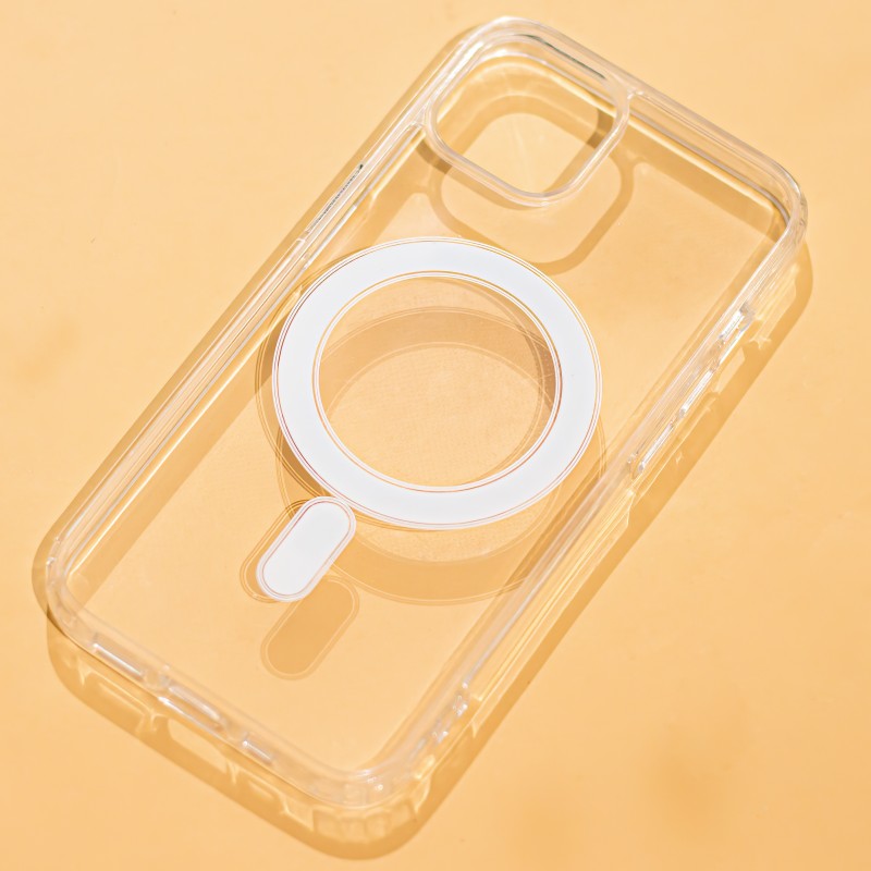 Viedtālruņa aizmugurējais vāciņš Apple iPhone 14 Pro Max Anti Shock 1.5mm MagSafe Transparent