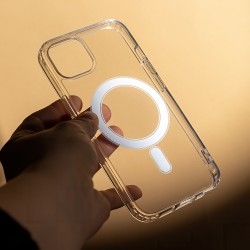 Viedtālruņa aizmugurējais vāciņš Apple iPhone 14 Pro Max Anti Shock 1.5mm MagSafe Transparent