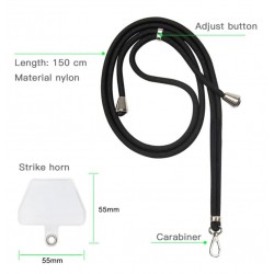 Striķis uz kakla Zils