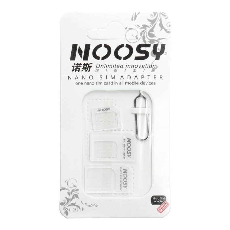Universal SIM Adapter 3in1 Balts