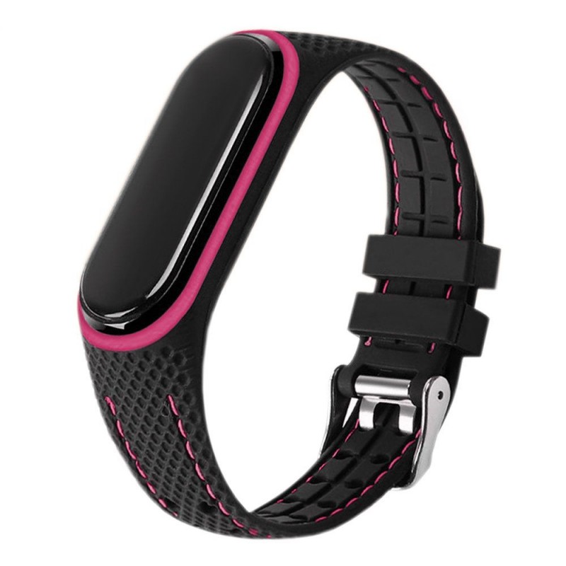Xiaomi Mi band 7 / 6 Melns / Roza