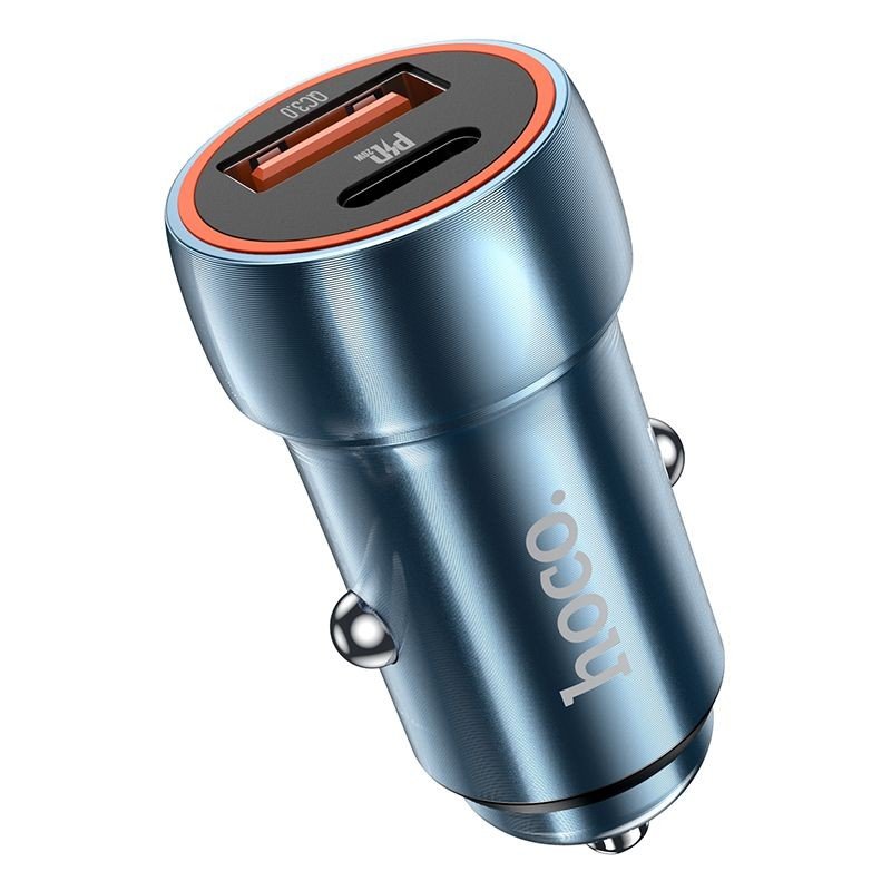 Hoco Car charger 20W Type-c + USB|ibest.lt