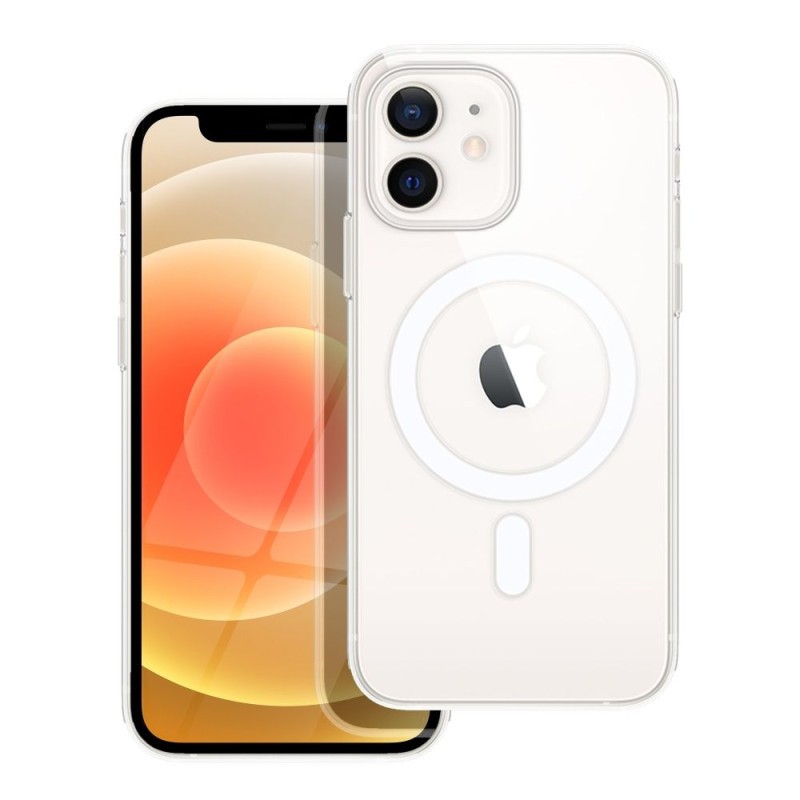 Viedtālruņa aizmugurējais vāciņš Apple iPhone 12 Mini Clear Case Mag Transparent