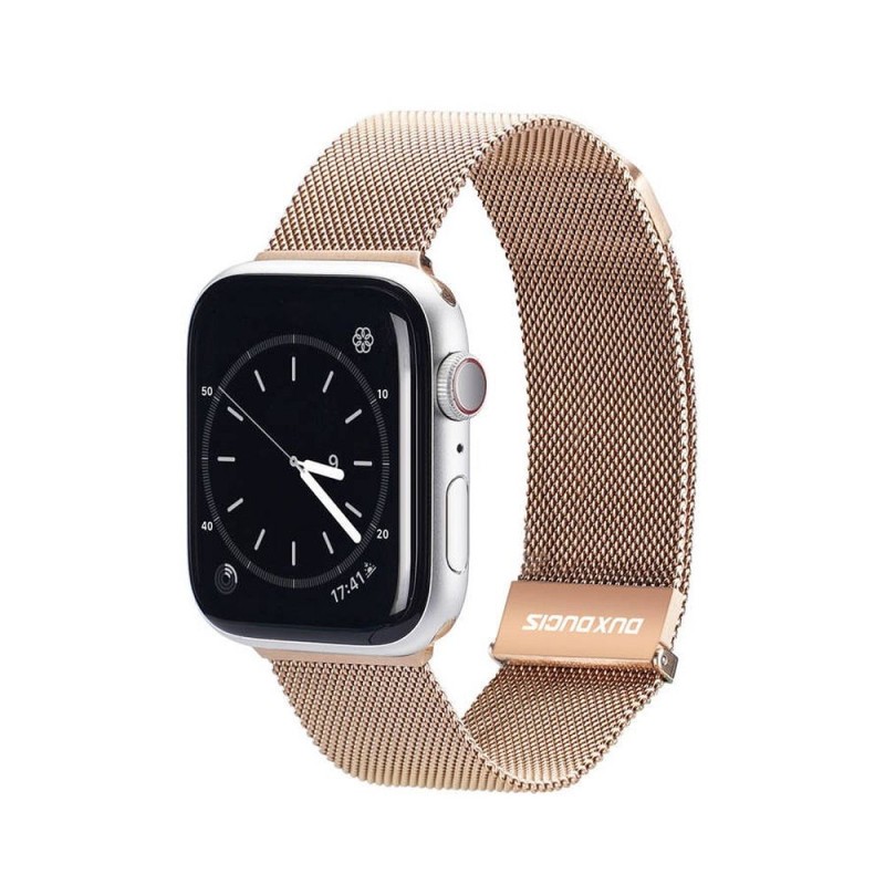 Viedpulksteņa siksniņa Apple Strap MILANESE stainless for Apple Watch 38 / 40 / 41 mm Gold