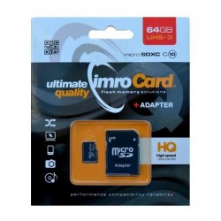Ārējā atmiņa MicroSDXC10/64G ADP UHS-3