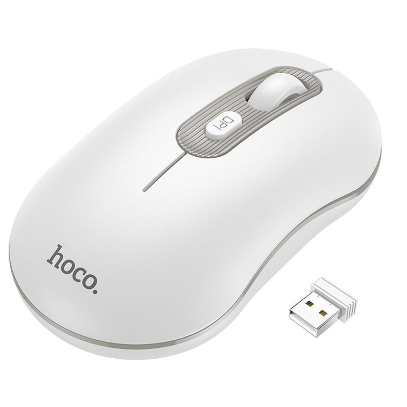 Universal wireless mouse 2,4G DPI 1600 Platinium GM21