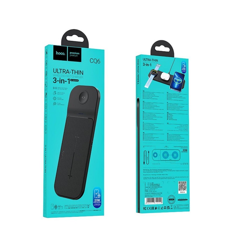 Samsung wirelles charger 3in1 15W support Samsung Watch CQ6