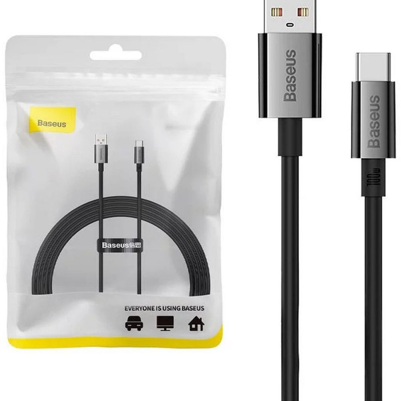 Universal cable USB A to Typ C PD 100W 2m