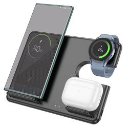 Universal wirelles charger 3in1 15W support Samsung Watch charging Geek Folding CQ2
