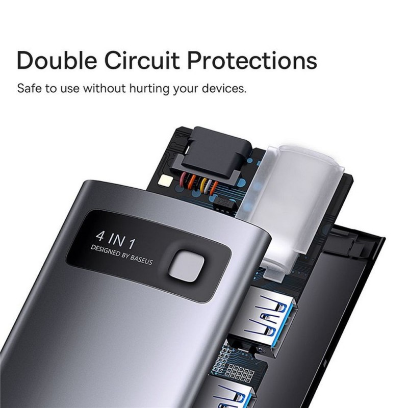 Universal HUB Multifunctional 4in1 Type C to 4x USB3.0