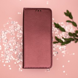 Viedtālruņa atveramais maciņš Samsung Galaxy S24 Smart Magnetic Burgundy