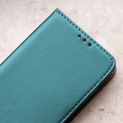 Viedtālruņa atveramais maciņš Samsung Galaxy S24 Plus Smart Magnetic Dark Green
