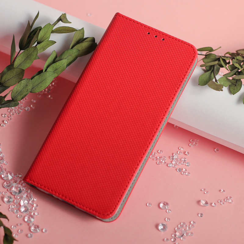 Viedtālruņa atveramais maciņš Samsung Galaxy A15 5G Smart Magnet Red