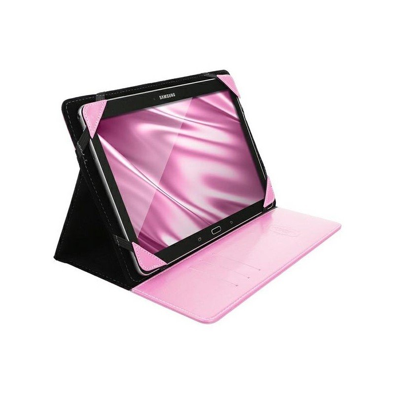 Universal universal case for tablets 11" pink