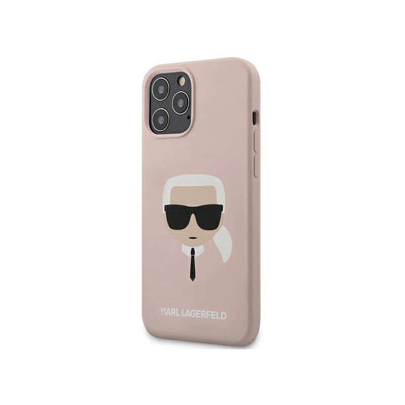 Viedtālruņa aizmugurējais vāciņš Apple iPhone 13 Pro Ikonik Karl's Head Light Pink