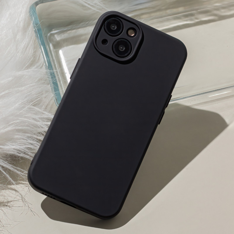Viedtālruņa aizmugurējais vāciņš Samsung Galaxy A05S Silicone case Black