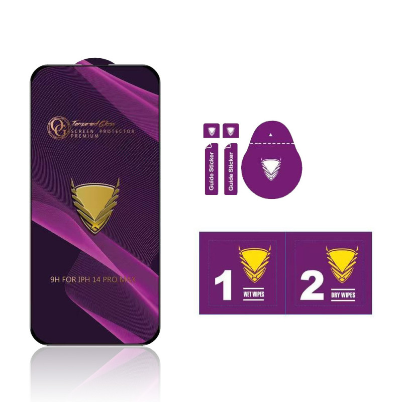 Viedtālruņa aizsargstikls Samsung Galaxy A15 5G OG Premium Black Frame