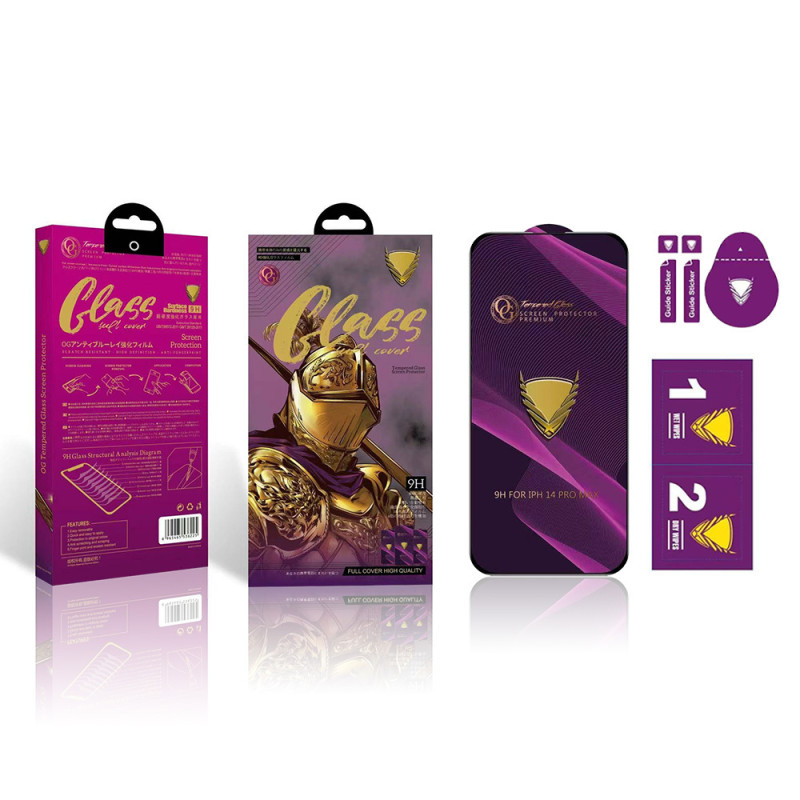 Viedtālruņa aizsargstikls Xiaomi Redmi Note 13 Pro 5G OG Premium Black Frame