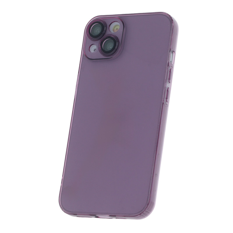 Viedtālruņa aizmugurējais vāciņš Samsung Galaxy A05S Slim Color Transparent, Violet