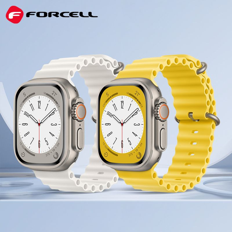 Viedpulksteņa siksniņa Apple Watch 42/44/45/49mm Dzeltena