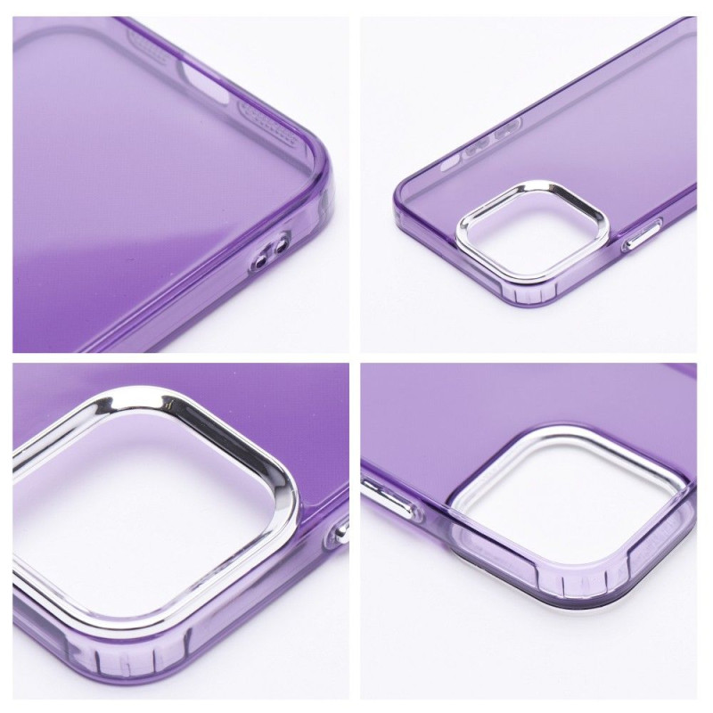 Viedtālruņa aizmugurējais vāciņš Samsung Galaxy S23 FE Pearl Transparent, Violet