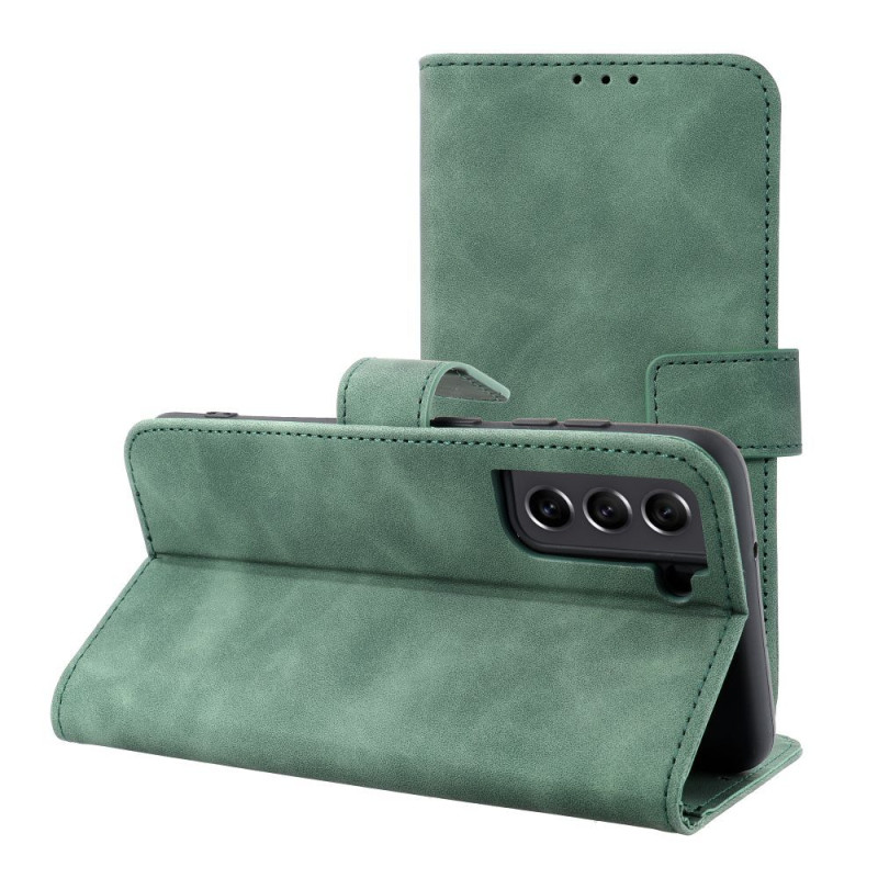 Viedtālruņa atveramais maciņš Samsung Galaxy S21 FE Tender Green
