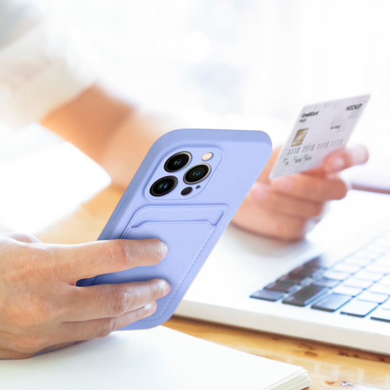 Viedtālruņa aizmugurējais vāciņš Xiaomi Redmi 12 4G CARD Case Violet