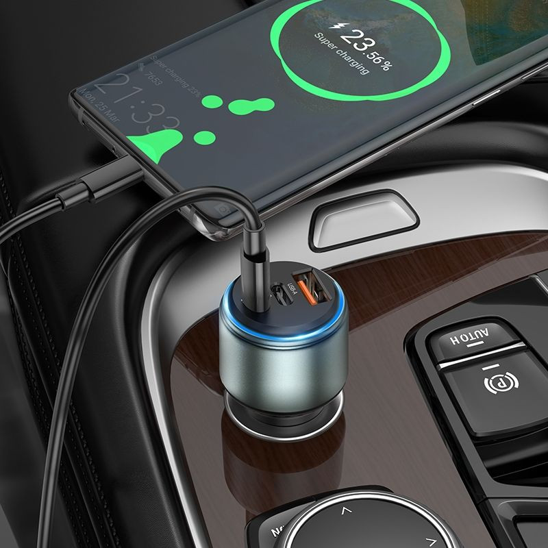 Universal car charger USB QC + 2x Type C PD 95W Galloper NZ9