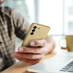 Viedtālruņa aizmugurējais vāciņš Samsung Galaxy S23 FE Metallic Gold