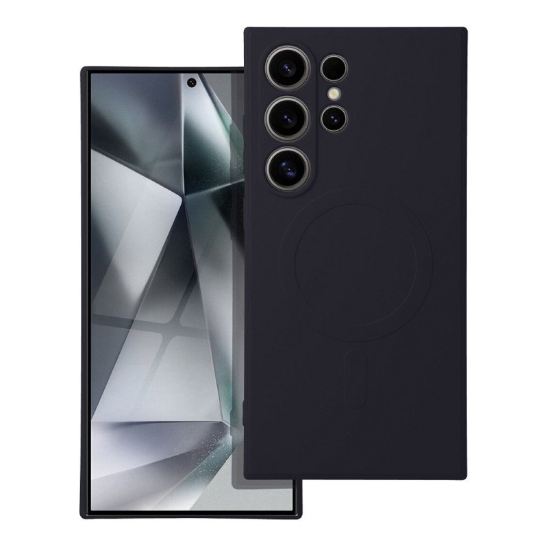 Viedtālruņa aizmugurējais vāciņš Samsung Galaxy S24 Ultra Mag Cover Black