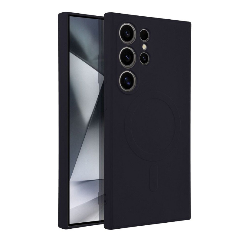 Viedtālruņa aizmugurējais vāciņš Samsung Galaxy S24 Ultra Mag Cover Black