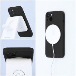 Viedtālruņa aizmugurējais vāciņš Samsung Galaxy S24 Plus Silicone Mag Black