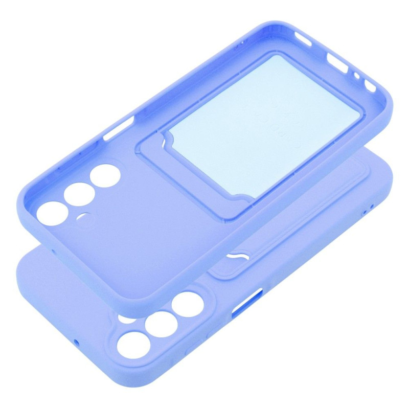 Viedtālruņa aizmugurējais vāciņš Samsung Galaxy A15 5G CARD Case Violet