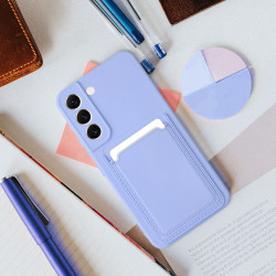 Viedtālruņa aizmugurējais vāciņš Samsung Galaxy A15 5G CARD Case Violet