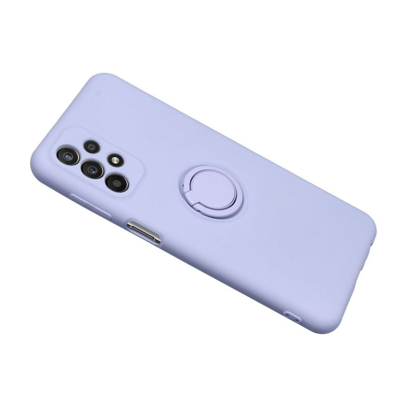 Viedtālruņa aizmugurējais vāciņš Samsung Galaxy A15 5G Silicone Ring Violet