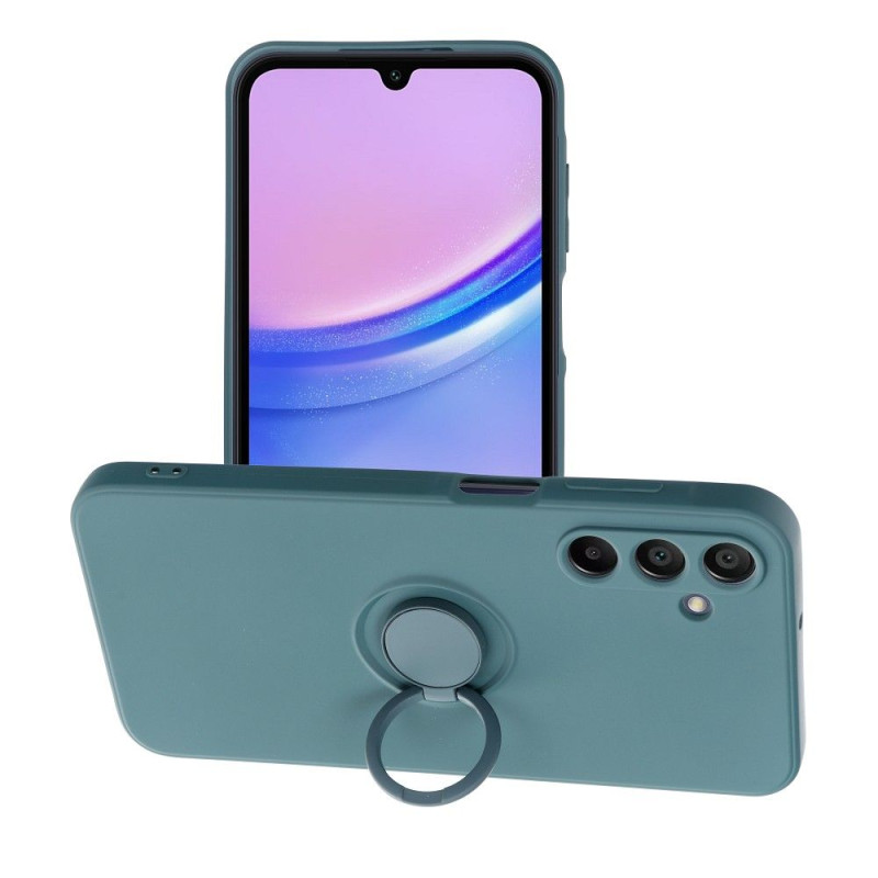 Viedtālruņa aizmugurējais vāciņš Samsung Galaxy A15 5G Silicone Ring Green