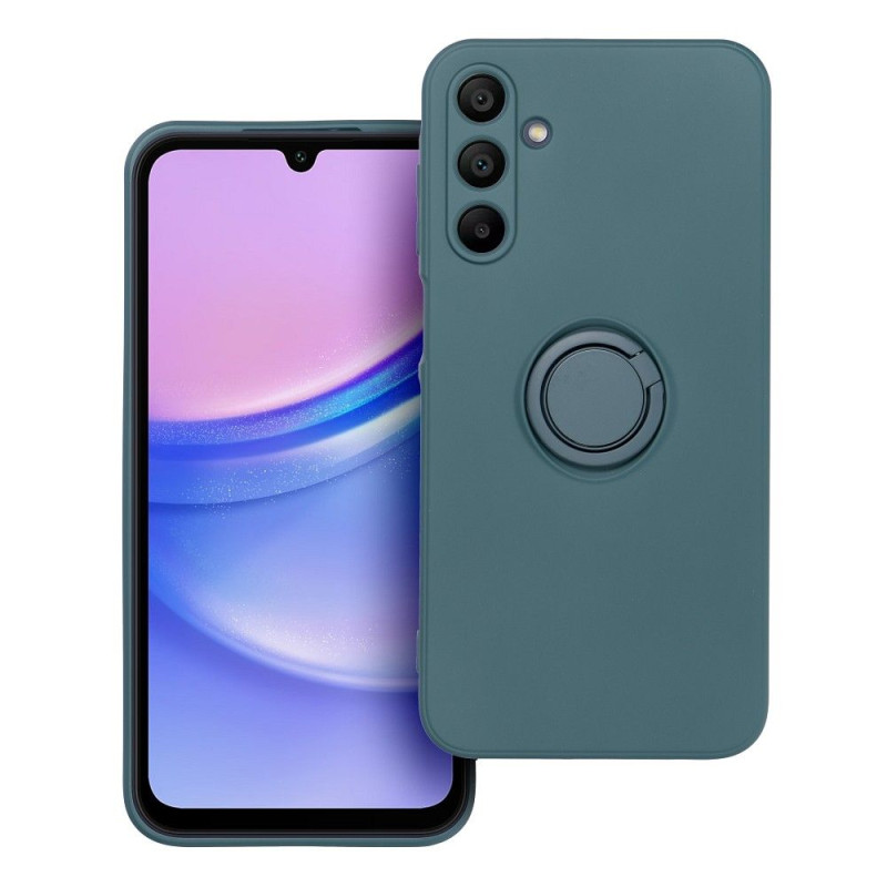Viedtālruņa aizmugurējais vāciņš Samsung Galaxy A15 5G Silicone Ring Green