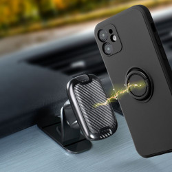 Viedtālruņa aizmugurējais vāciņš Samsung Galaxy S23 FE Silicone Ring Black