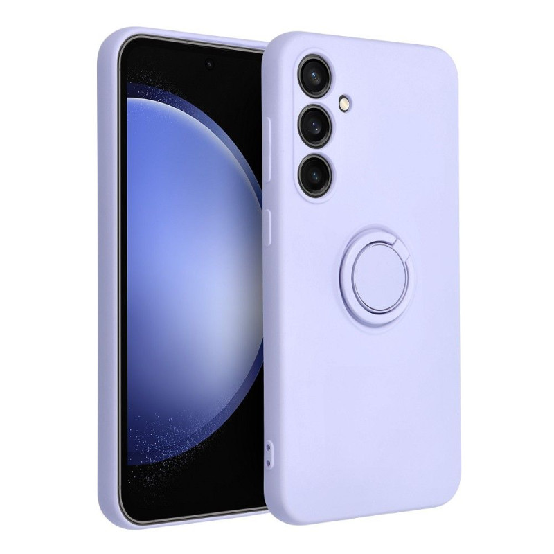 Viedtālruņa aizmugurējais vāciņš Samsung Galaxy S23 FE Silicone Ring Violet