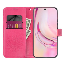Viedtālruņa atveramais maciņš Xiaomi Redmi 13C Mezzo Book Mandala Pink