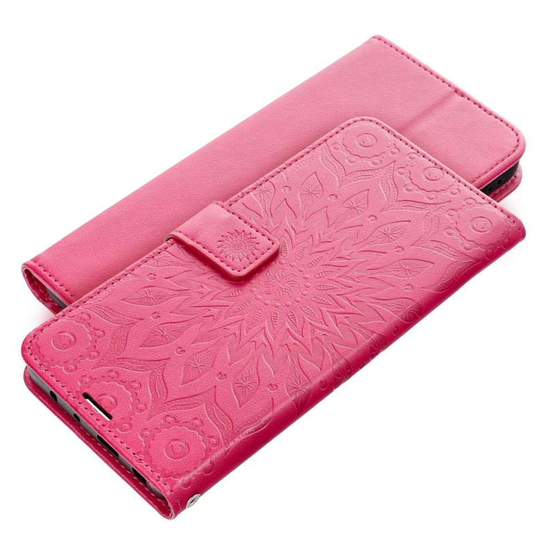 Viedtālruņa atveramais maciņš Xiaomi Redmi 13C Mezzo Book Mandala Pink