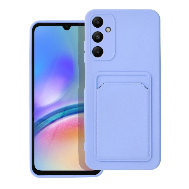 Viedtālruņa aizmugurējais vāciņš Samsung Galaxy A05S CARD Case Violet