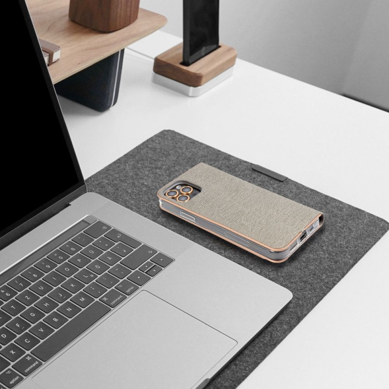 Viedtālruņa atveramais maciņš Xiaomi Redmi 13C Zelta