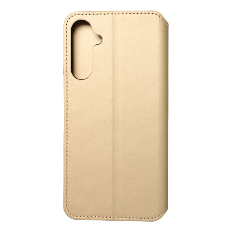Viedtālruņa atveramais maciņš Samsung Galaxy A25 5G Dual Pocket Book Gold