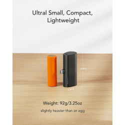 Universal Power Bank PlugOn - 5000mAh with built for Type C PD 20W